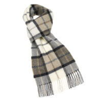 S0469 B03 Lambswool Country Scarf Winchester Natural scaled