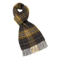 S0470 M07 Lambswool Country Scarf Tartan Gold Grey scaled