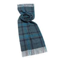 T0343 E04 Lambswool 70cm Middleham Teal Scarf Wrap scaled e1599827362761