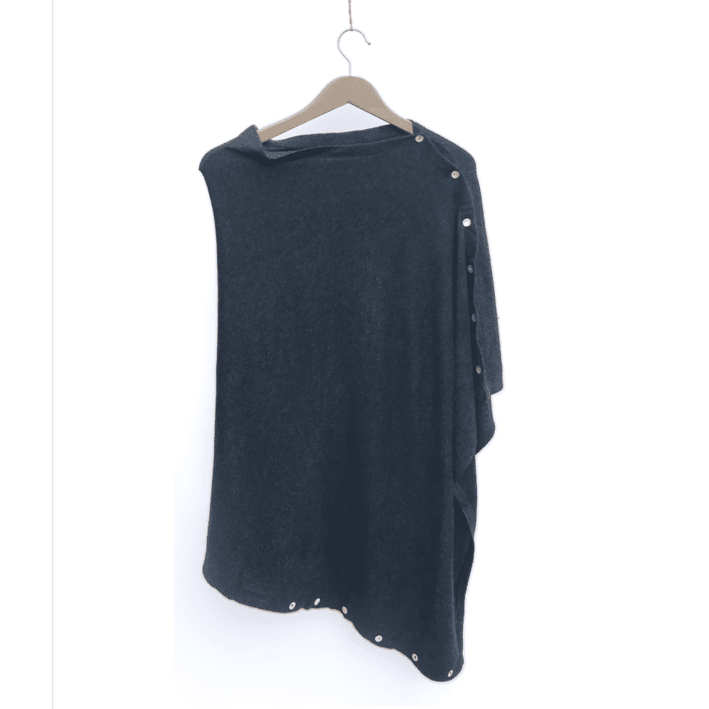 0401~Wool and Cashmere Poncho main image 0