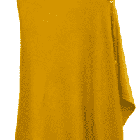 WildWoolPic I fairtrade cashmere poncho mustard long