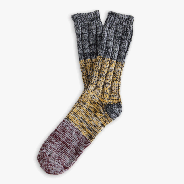 WildWoolPic Thunders love recycled socks charlie black pair 1