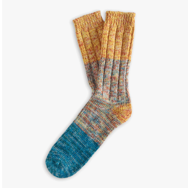 WildWoolPic-Thunders-love-recycled-socks-charlie-blue-yellow-pair