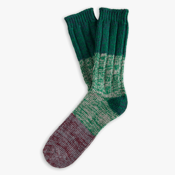 WildWoolPic Thunders love socks charlie green pair