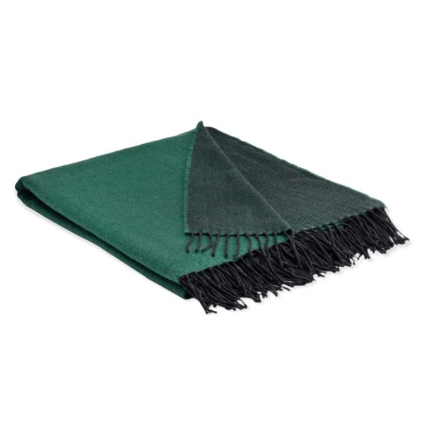 Supersoft Emerald Green reversible throw