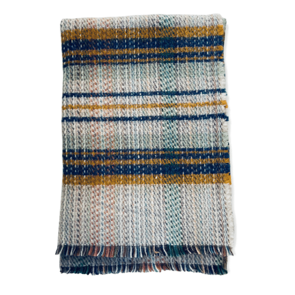 Recycled wool Rug throw