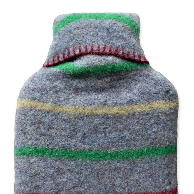 Recycled wool hot water bottle 1