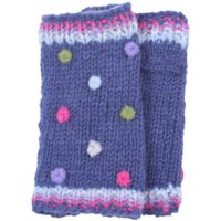 Monpellier Faitrade woolllen wristwarmer