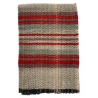 Recycled pure wool picnic blanket throw