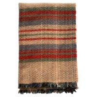 Recycled pure wool picnic blanket throw 4