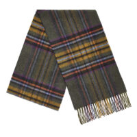 Grassinton moss merino wool scarf