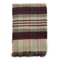 Recycled pure wool throw rug 2