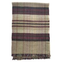Recycled rug throw pure wool 2