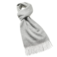 Silver Merino Lambswool scarf