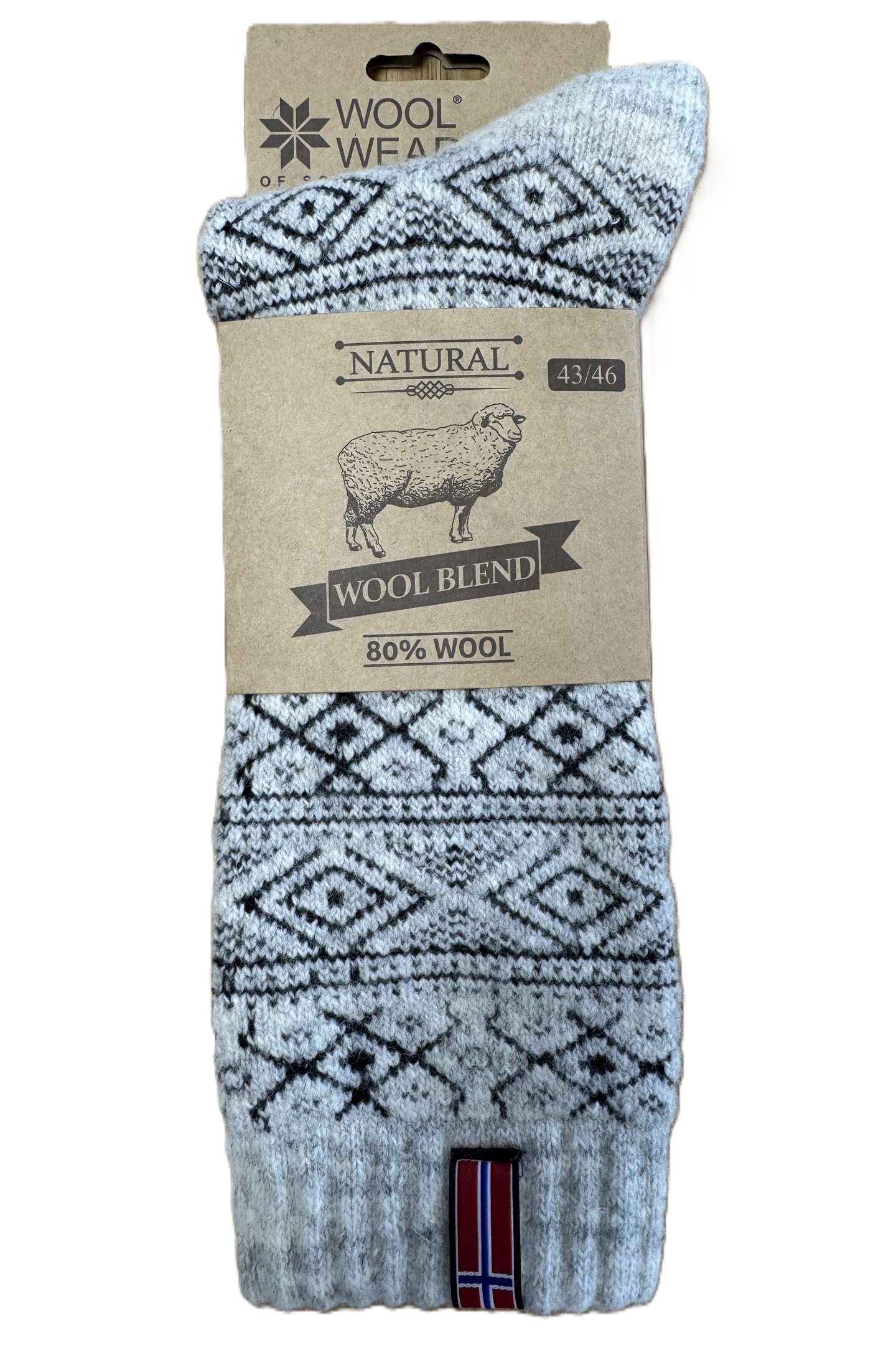 Norwegian wool socks