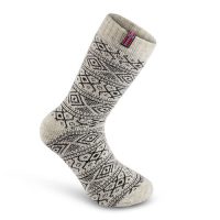 The Norwegian Wool Socks (Grey/Black)
