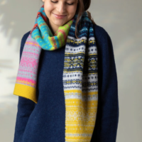 Alloa Fairisle scarf Eribe festival