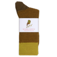 cirl bunting merino wool sock