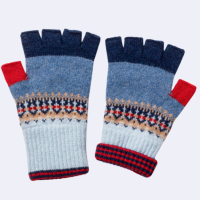 Classic Alloa fingerless gloves