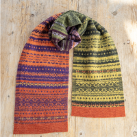Alloa Fairisle Scarf, Copperland