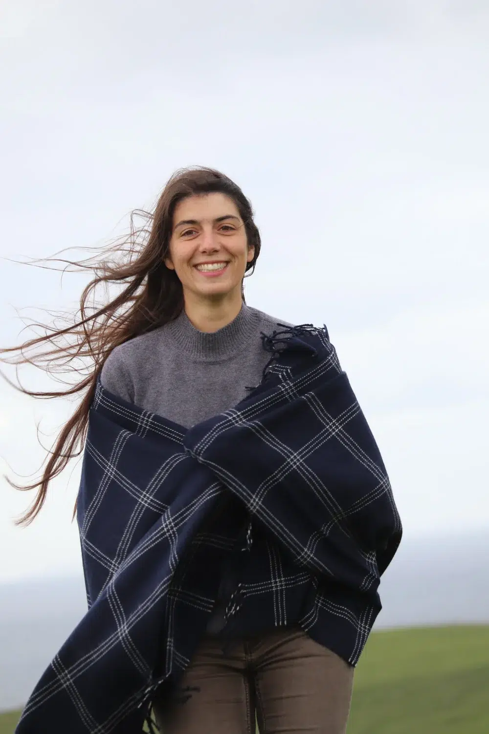 Dark Blue windowpaigne pashmina Dark Blue windowpaigne pashmina