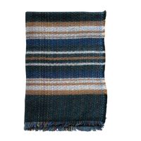 Midnight Lobelia Recycled Pure Wool Throw