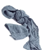 Hemp Scarf Blue