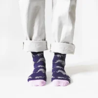 Save The Elephant Bamboo Sock