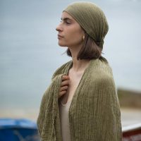 Hemp Scarf Khaki