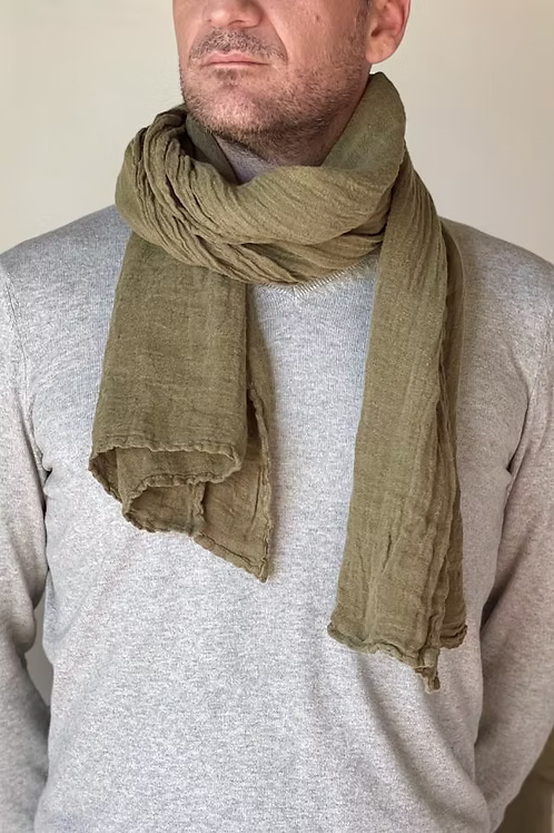 khaki-scarf-hemp khaki-scarf-hemp