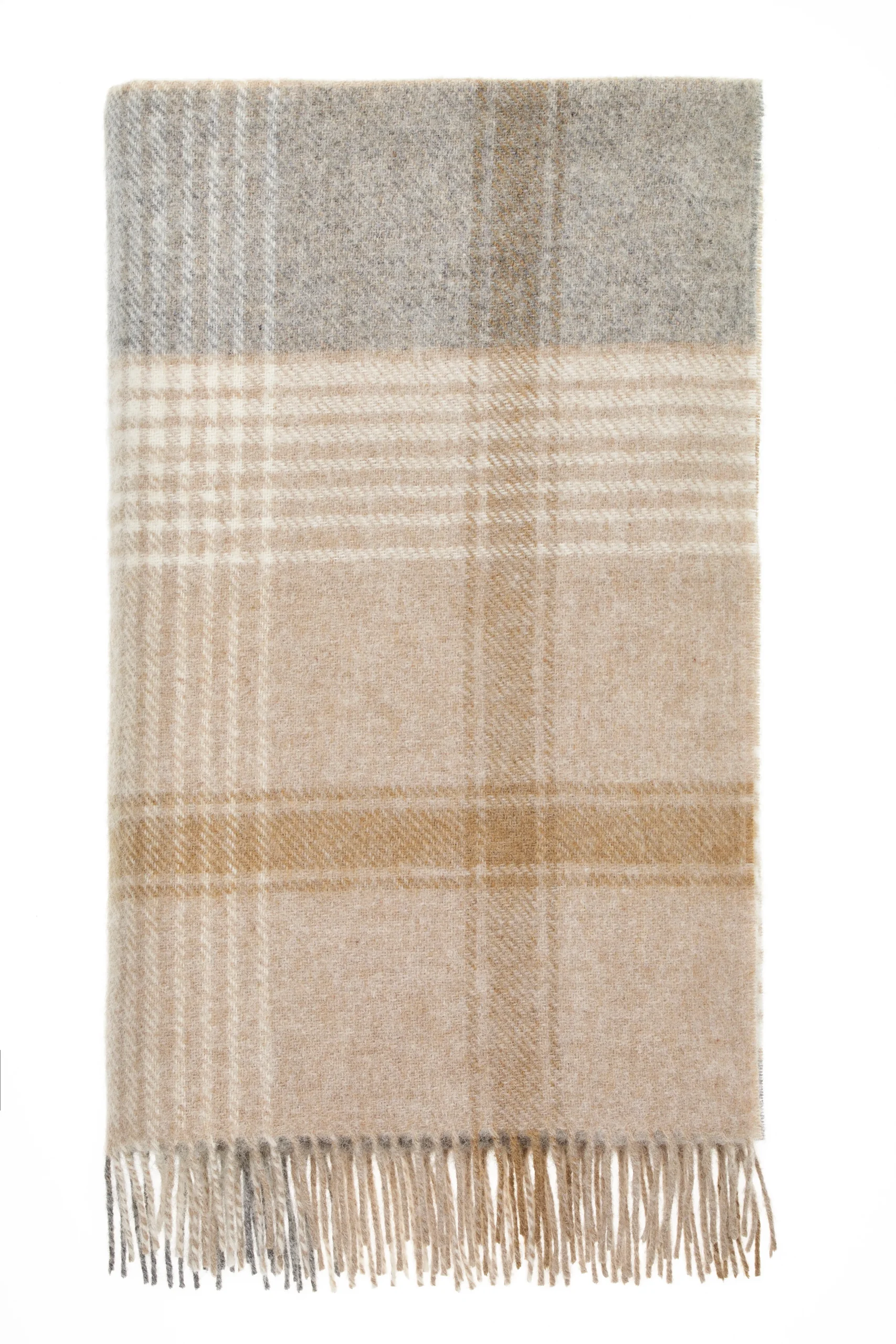 British Lambswool Throws Classic Check British Lambswool Throws Classic Check