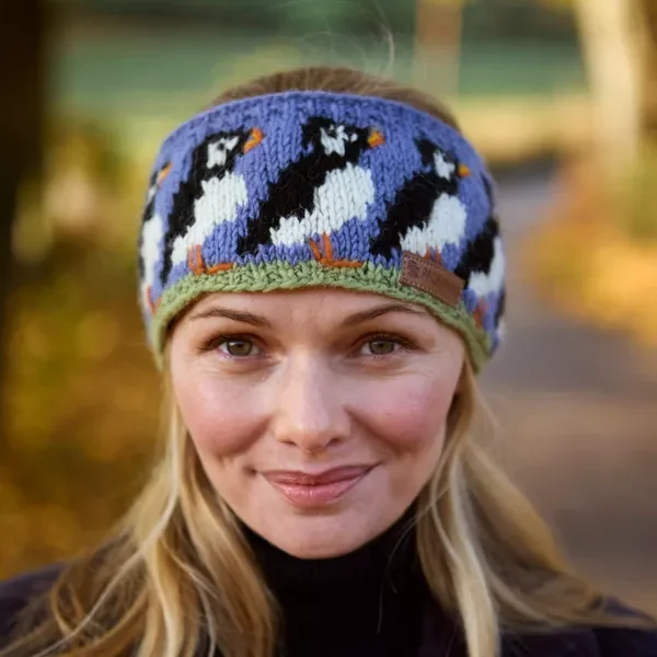 Circus of puffins headband Circus of puffins headband