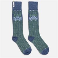 Long Length Wool Sock, Fager Isle