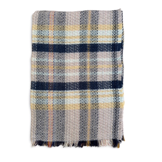 Mustard Recycled throw Mustard Recycled throw