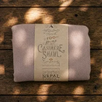 Mink Fairtrade Cashmere Shawl