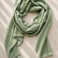 Grass Diamond Fairtrade Cashmere Shawl