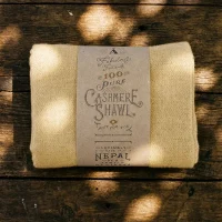 Sunshine Diamond Fairtrade Cashmere Shawl