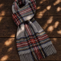 Grey Stuart Lambswool Scarf