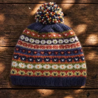 Fairtrade Pure Wool Colorado Bobble Beanie