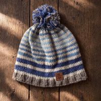 Fairtrade Children's Pure Wool  Manhattan Bobble Hat
