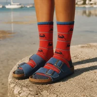 Crab Bamboo Socks (Men's)